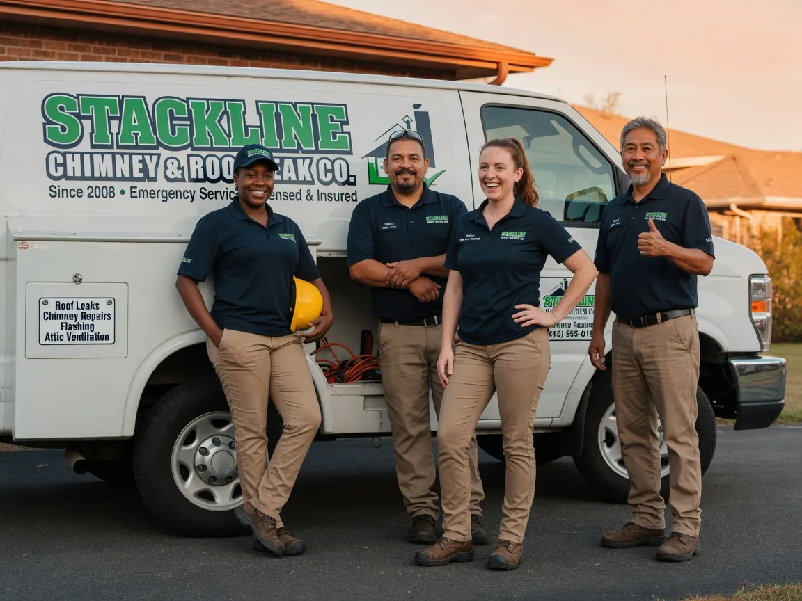 Chimney flashing repair company in Maple, TX